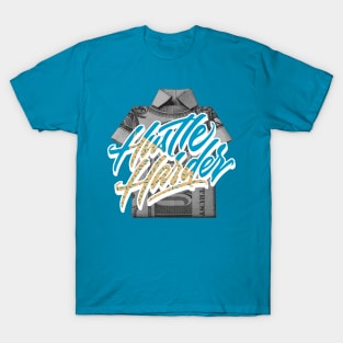 Hustle Harder Aquatone Retro T-Shirt